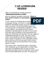 Draft of Literature Review (Amit Singh MSC - Eco 1st Year)