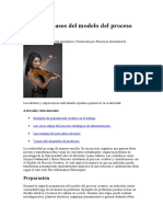 Los Cinco Pasos Del Modelo Del Proceso Creativo