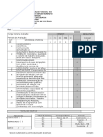 Ficha de Avaliação