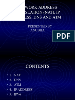 NAT, DNS, IP address, Atm