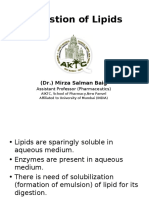 Digestion of Lipid SB