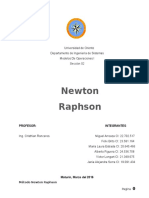 Trabajo Newton Raphson