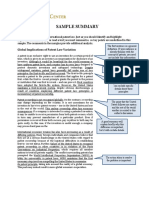 Sample Summary