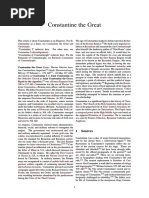 Constantine The Great