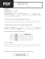 Ficha Ava EM Dez - 2º Ano