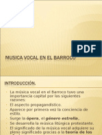 Musica Vocal en El Barroco Power 2 1º