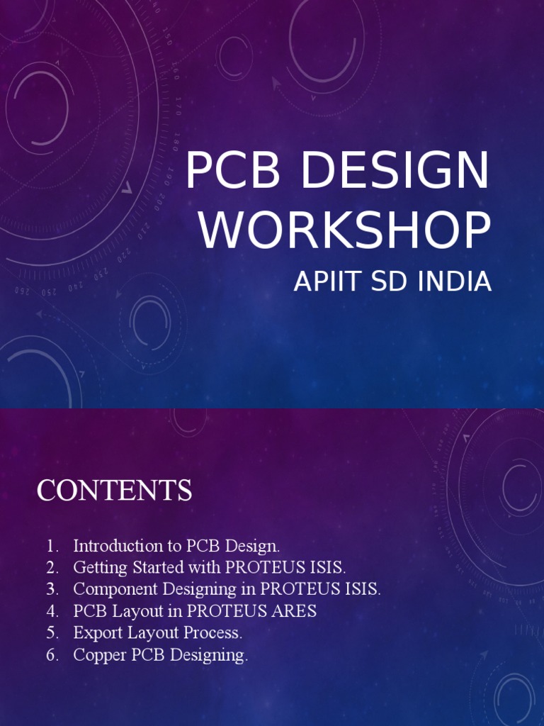 PCB Design Workshop | PDF | Printed Circuit Board | Electronic Circuits