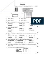 Input Devices - Questions