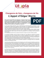 Edgar Morin Appel Centre PDF