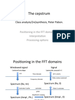 Cepstrum Analysis and Processing Options