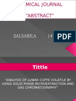 Chemical Journal "Abstract": Salsabila 147174