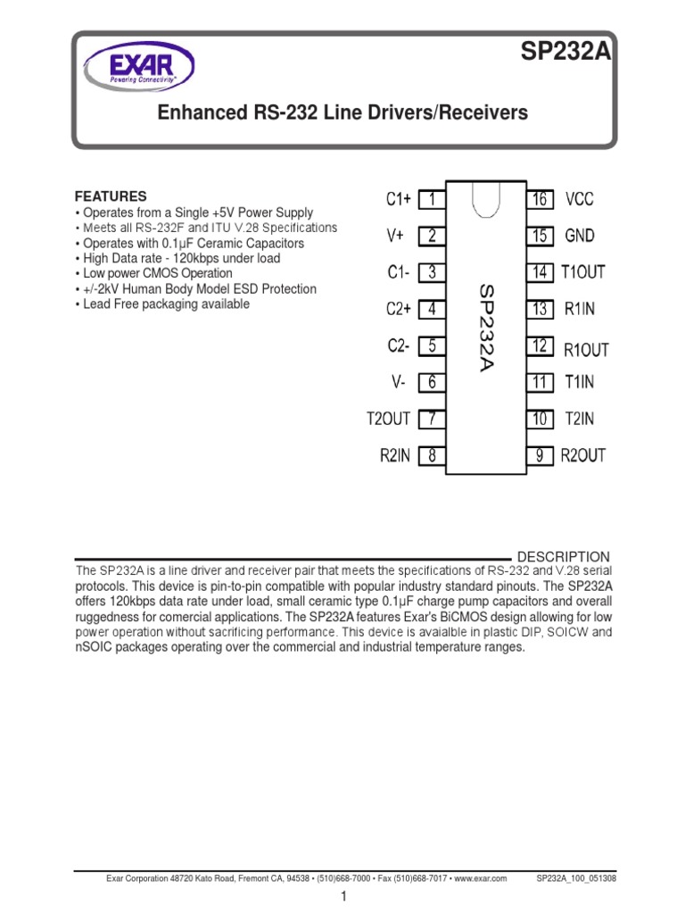 SP232 | Capacitor | Electronic Circuits