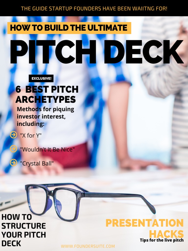 Ultimate Pitch Deck Guide for Founders | PDF | Startup Company | Small ...