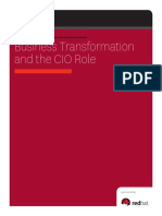 Business Transformation and The CIO Role