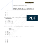 7021-Mini Ensayo #4 Matemática 2016 PDF