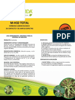 Ficha Tecnica Herbicida Organico M-H32 Total PDF