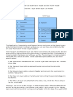 (D1) Compare the OSI Models