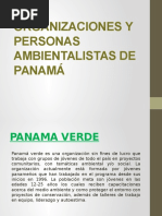 Organizaciones y Personas Ambientalistas de Panamá