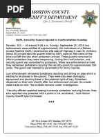 9-26 Guard Injured in Protest