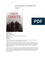 Resumen de El Club Dante, Del Autor Matthew Pearl