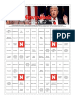 Newsweek Clinton V. Trump Debate Bingo!