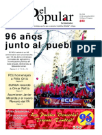 El Popular 364 Órgano de Prensa Oficial del Partido Comunista de Uruguay