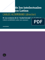 ALTAMIRANO, Carlos (Org) - Historia de Los Intelectuales en America Latina II Los Avatares de La Ciudad Letrada en El Siglo XX Fragmento