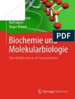 Philipp Christen, Rolf Jaussi, Roger Benoit Auth. Biochemie Und Molekularbiologie Eine Einführung in 40 Lerneinheiten PDF