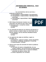 Tema 1 La Distribución Turística Test