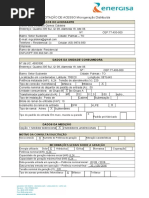 Formulário Solicitação de Acesso Microgeração Distribuída