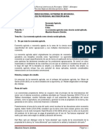 La Economía Agrícola y la necesidad de autoconvencimiento