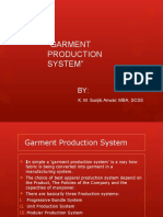 "Garment Production System": K. M. Sunjib Anwar MBA, SCSS