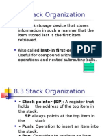 8.3 Stack Organization: Stack: A Storage Device That Stores