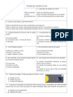 Prueba Del Sistema Solar