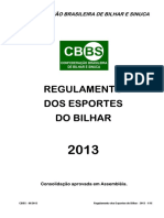 EDF Bilhar-Snooker RegulamentoEsportesdoBilhar2013