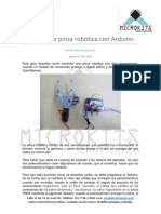 Control Ar Pinza Robotic A Con Arduino