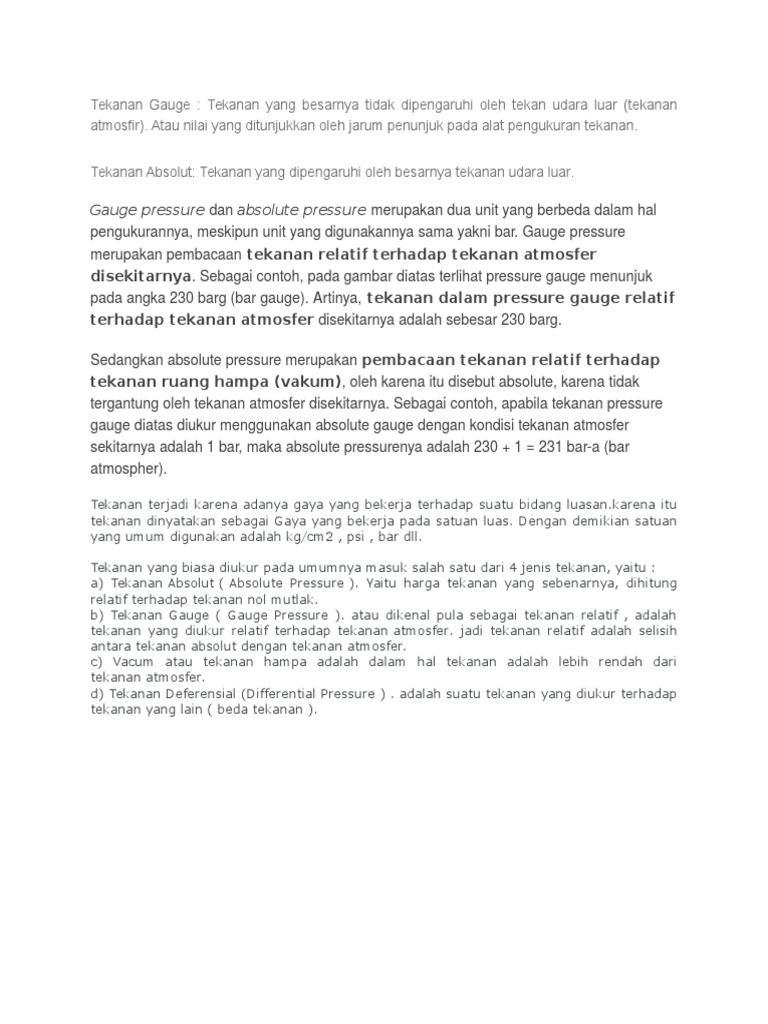 Tekanan Gauge Docx