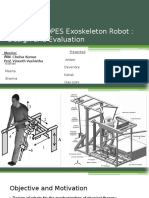 Group-2: LOPES Exoskeleton Robot: Design and Evaluation: Mentor: Prof. Chelva Kumar Prof. Vineeth Vashistha