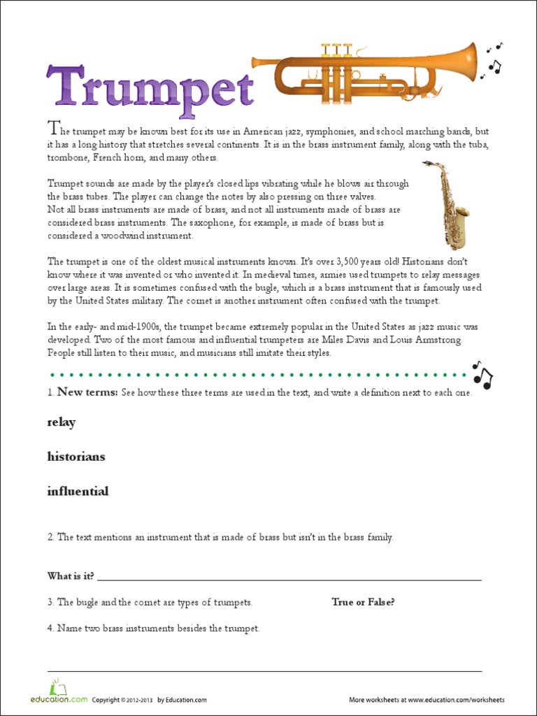 Trumpet Facts