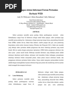 Download Perancangan Sistem Informasi Forum Pertanian Jurnal by Ardi Widianto SN325426525 doc pdf