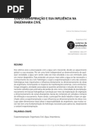 Evapotranspiração e sua influência na engenharia civil. Evapotranspiração e sua influência na engenharia civil