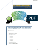 TE219 - 2016.2 - Aula 01 - Comunicação Oral (Folheto)