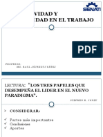 Los Tres Papeles Que Desempeña El Lider en El Nuevo Paradigma