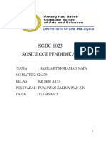 Tugasan 2 Sosiologi Pendidikan