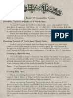 Tandy Compatibles Version Installing Tunnels Trolls On A Hard Drive