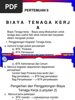 Akun Biaya 9 14 Latihan