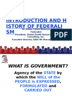 Intro and History of Federalism