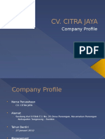 CV. Citra Jaya