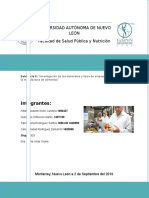 Ev4 Investigación de Los Materiales y Tipos de Empaques Utilizados en La Manufactura de Alimentos