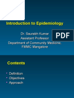 Introduction to Epidemiology